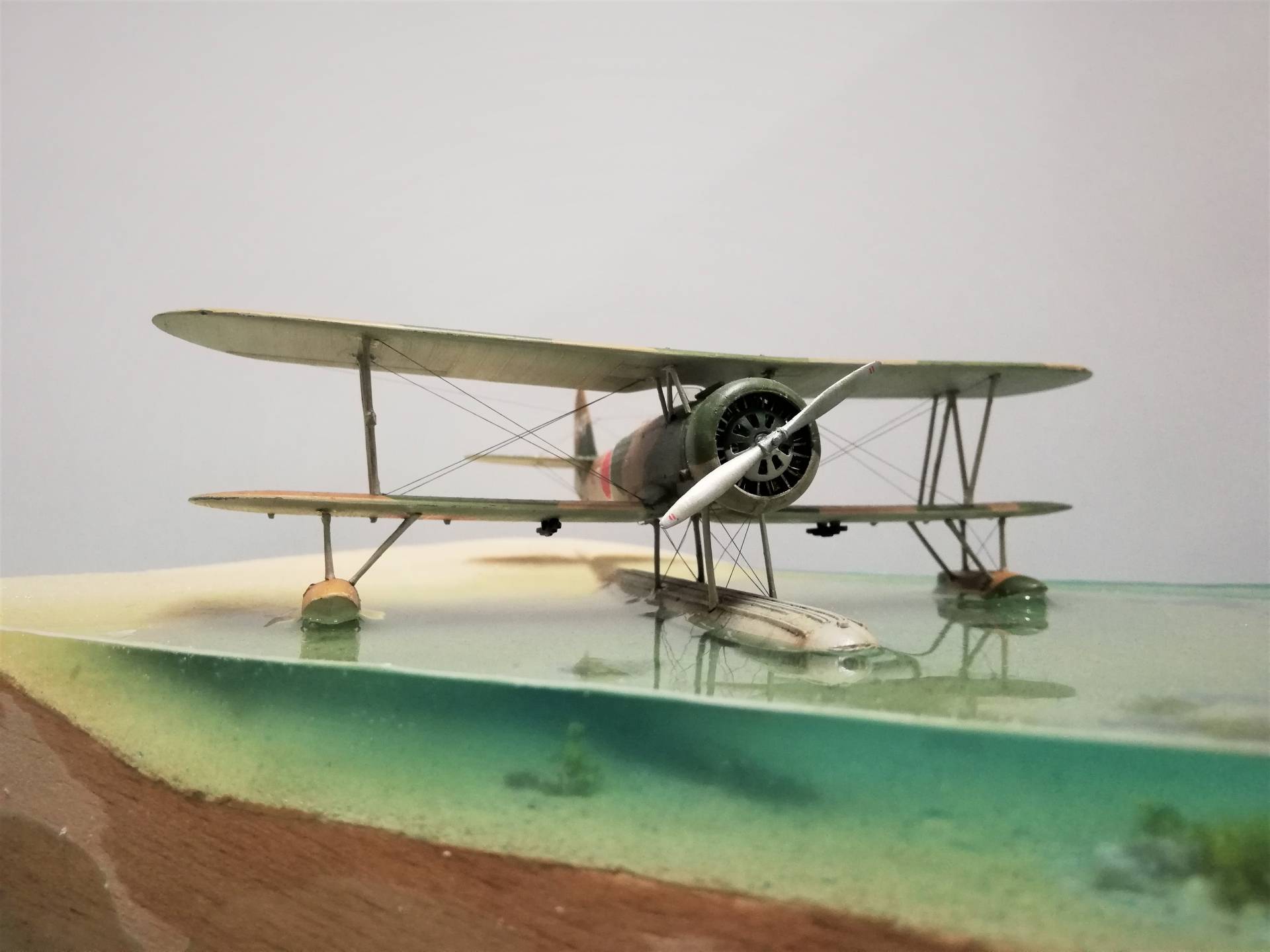 Vliegtuig diorama epoxy - Projecten van klanten - Mr.Boat